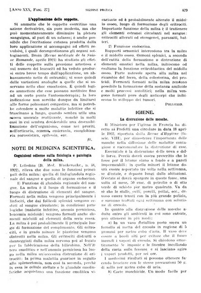 Il policlinico. Sezione pratica periodico di medicina, chirurgia e igiene