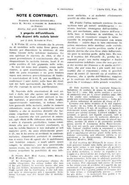 Il policlinico. Sezione pratica periodico di medicina, chirurgia e igiene