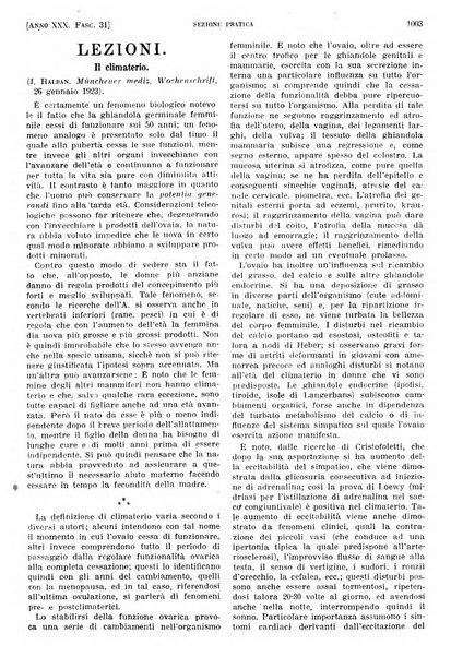 Il policlinico. Sezione pratica periodico di medicina, chirurgia e igiene