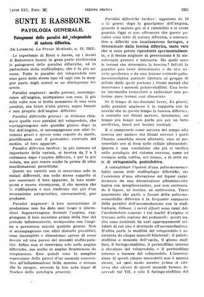 Il policlinico. Sezione pratica periodico di medicina, chirurgia e igiene