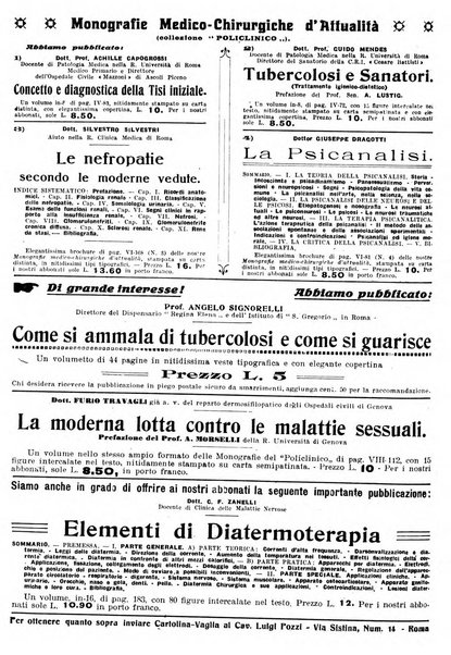 Il policlinico. Sezione pratica periodico di medicina, chirurgia e igiene