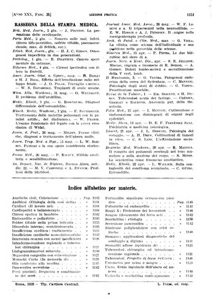 Il policlinico. Sezione pratica periodico di medicina, chirurgia e igiene