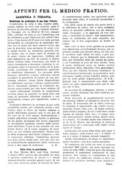 Il policlinico. Sezione pratica periodico di medicina, chirurgia e igiene