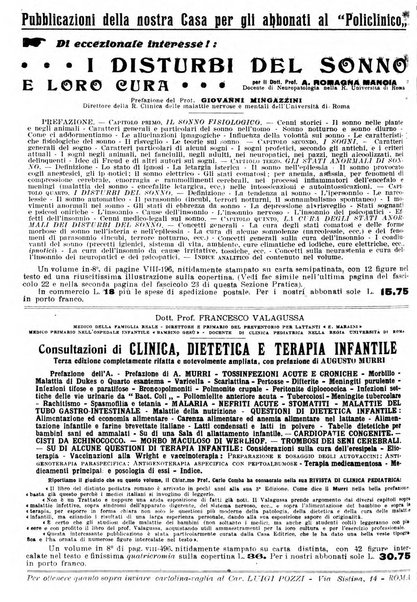 Il policlinico. Sezione pratica periodico di medicina, chirurgia e igiene