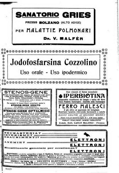 Il policlinico. Sezione pratica periodico di medicina, chirurgia e igiene