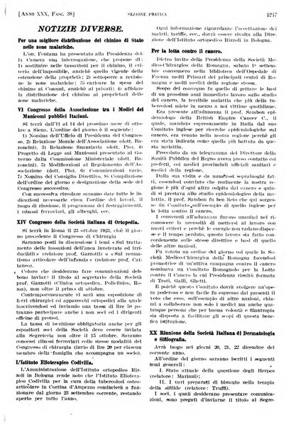 Il policlinico. Sezione pratica periodico di medicina, chirurgia e igiene