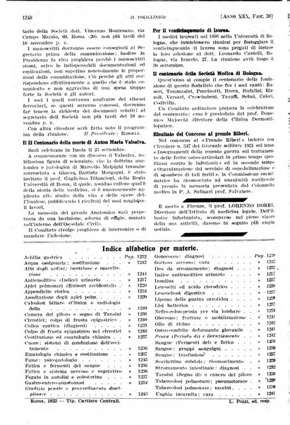 Il policlinico. Sezione pratica periodico di medicina, chirurgia e igiene