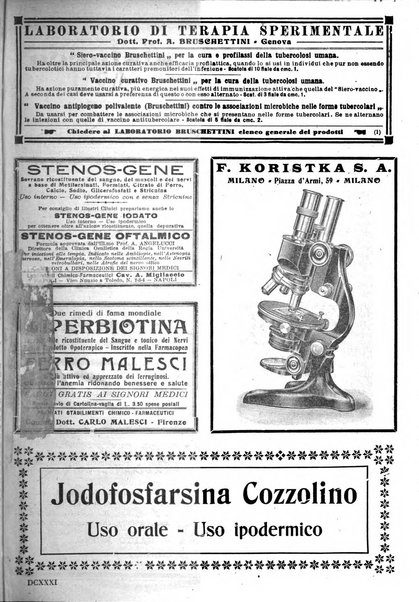 Il policlinico. Sezione pratica periodico di medicina, chirurgia e igiene