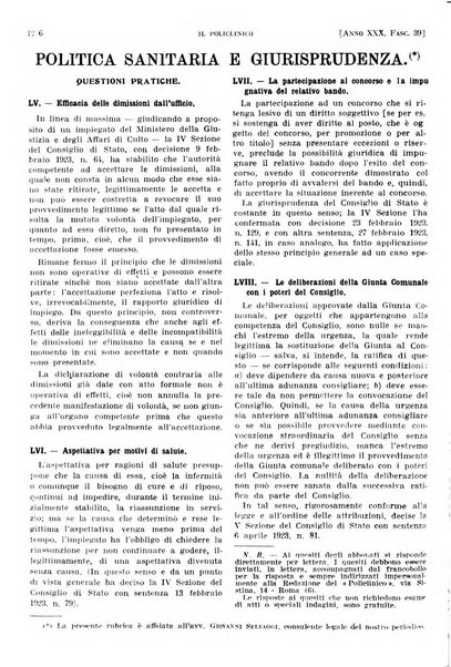 Il policlinico. Sezione pratica periodico di medicina, chirurgia e igiene