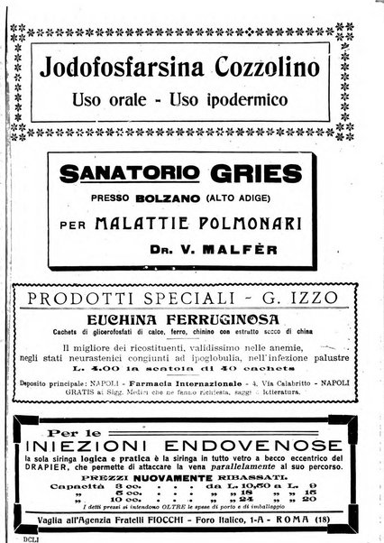 Il policlinico. Sezione pratica periodico di medicina, chirurgia e igiene