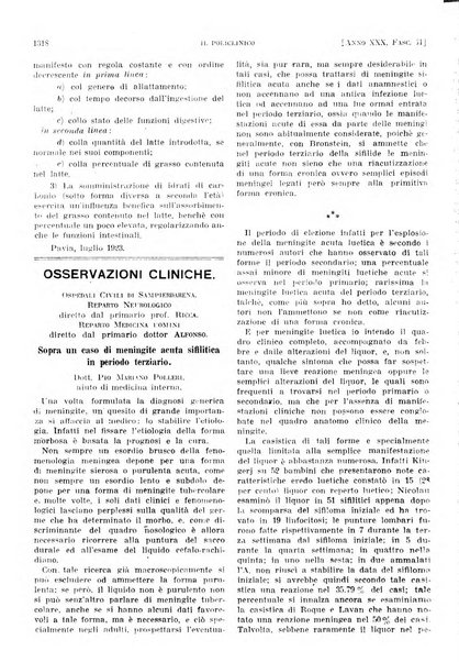 Il policlinico. Sezione pratica periodico di medicina, chirurgia e igiene