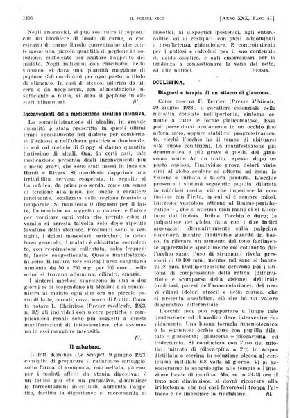 Il policlinico. Sezione pratica periodico di medicina, chirurgia e igiene