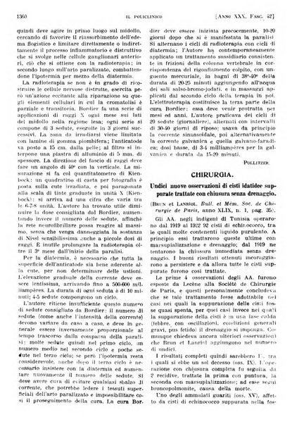 Il policlinico. Sezione pratica periodico di medicina, chirurgia e igiene