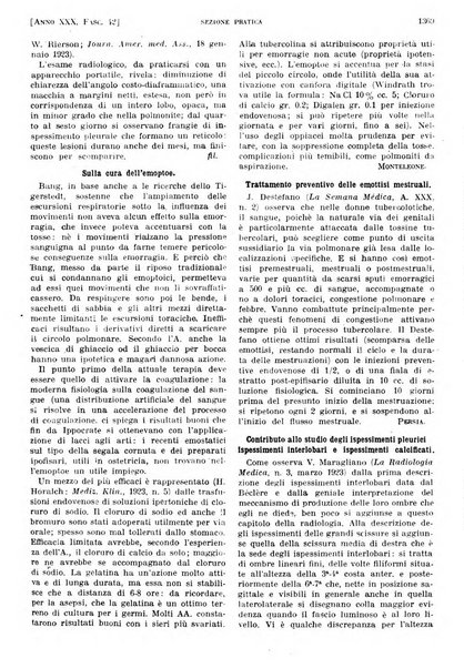 Il policlinico. Sezione pratica periodico di medicina, chirurgia e igiene