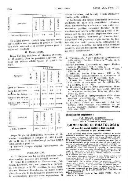 Il policlinico. Sezione pratica periodico di medicina, chirurgia e igiene