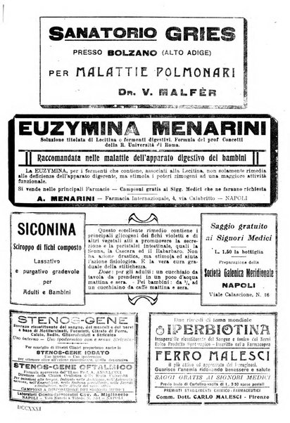 Il policlinico. Sezione pratica periodico di medicina, chirurgia e igiene