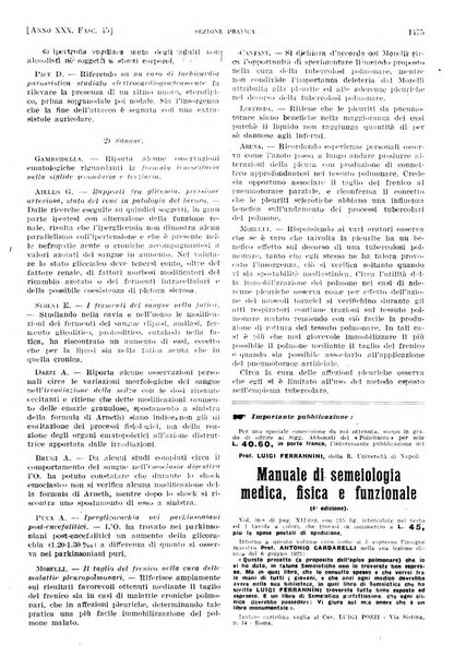 Il policlinico. Sezione pratica periodico di medicina, chirurgia e igiene