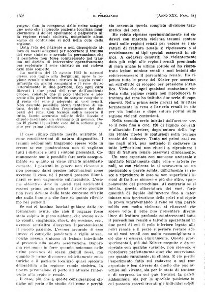 Il policlinico. Sezione pratica periodico di medicina, chirurgia e igiene