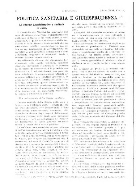 Il policlinico. Sezione pratica periodico di medicina, chirurgia e igiene