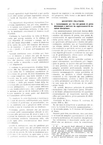 Il policlinico. Sezione pratica periodico di medicina, chirurgia e igiene