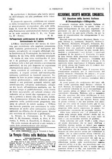 Il policlinico. Sezione pratica periodico di medicina, chirurgia e igiene