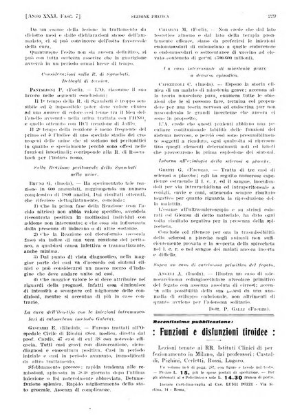 Il policlinico. Sezione pratica periodico di medicina, chirurgia e igiene