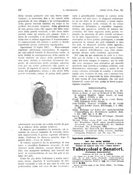 Il policlinico. Sezione pratica periodico di medicina, chirurgia e igiene