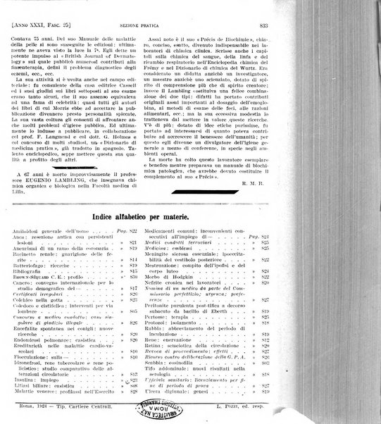 Il policlinico. Sezione pratica periodico di medicina, chirurgia e igiene