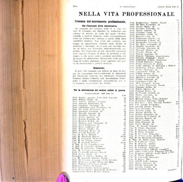 Il policlinico. Sezione pratica periodico di medicina, chirurgia e igiene