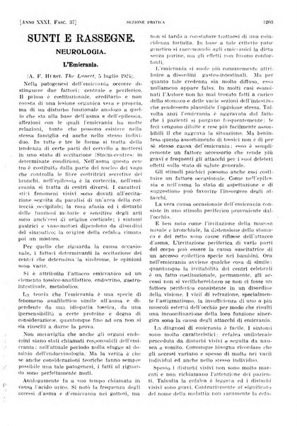 Il policlinico. Sezione pratica periodico di medicina, chirurgia e igiene