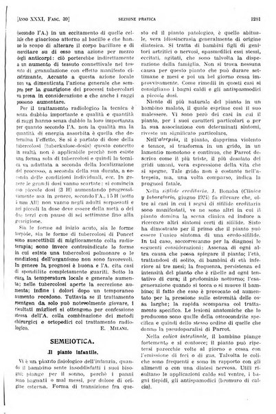 Il policlinico. Sezione pratica periodico di medicina, chirurgia e igiene