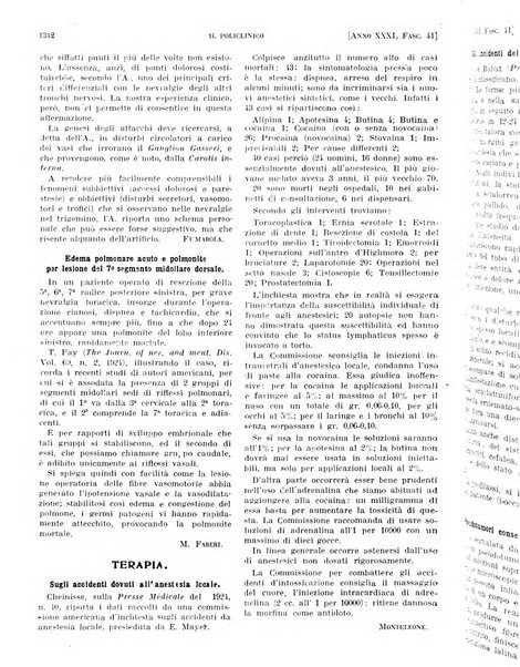 Il policlinico. Sezione pratica periodico di medicina, chirurgia e igiene