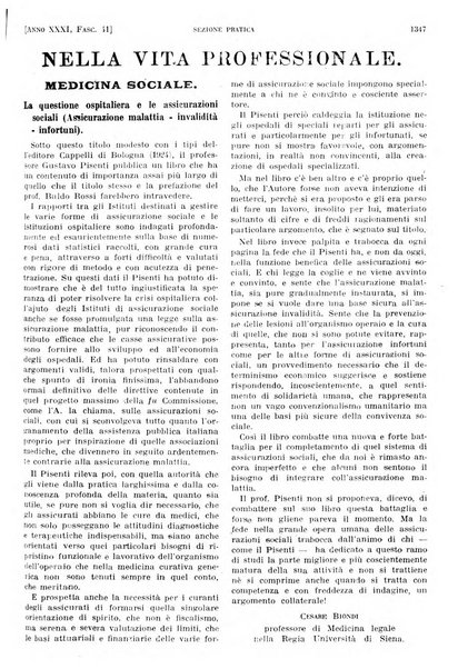 Il policlinico. Sezione pratica periodico di medicina, chirurgia e igiene