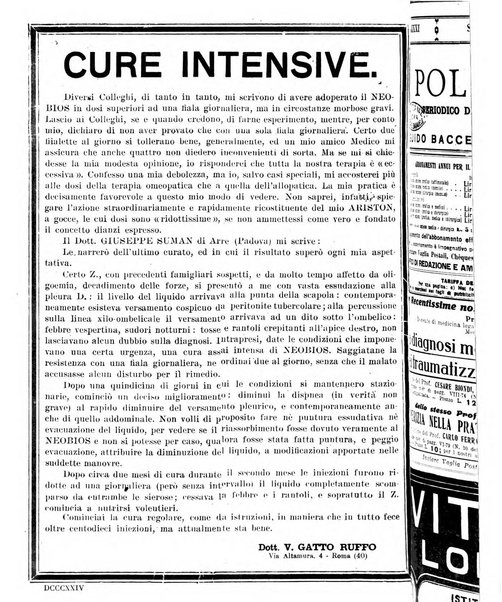 Il policlinico. Sezione pratica periodico di medicina, chirurgia e igiene