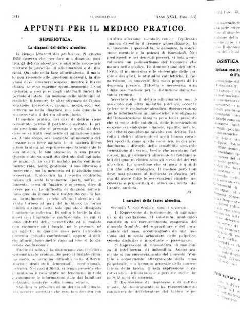 Il policlinico. Sezione pratica periodico di medicina, chirurgia e igiene