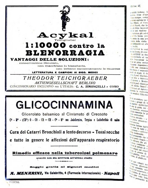 Il policlinico. Sezione pratica periodico di medicina, chirurgia e igiene