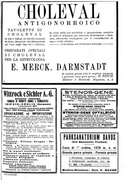 Il policlinico. Sezione pratica periodico di medicina, chirurgia e igiene