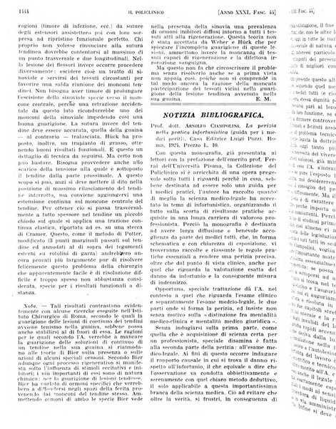 Il policlinico. Sezione pratica periodico di medicina, chirurgia e igiene