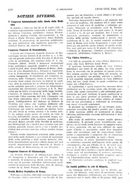 Il policlinico. Sezione pratica periodico di medicina, chirurgia e igiene