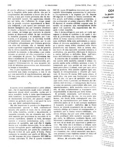 Il policlinico. Sezione pratica periodico di medicina, chirurgia e igiene