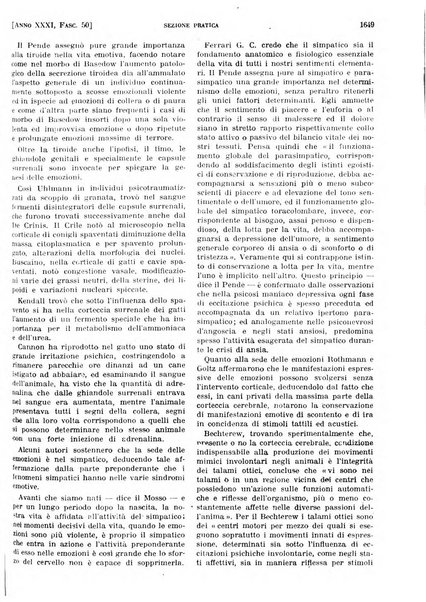 Il policlinico. Sezione pratica periodico di medicina, chirurgia e igiene