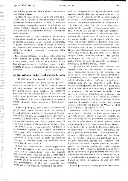 Il policlinico. Sezione pratica periodico di medicina, chirurgia e igiene