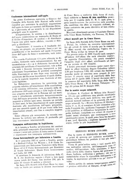 Il policlinico. Sezione pratica periodico di medicina, chirurgia e igiene