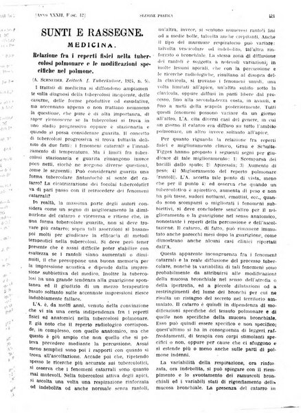 Il policlinico. Sezione pratica periodico di medicina, chirurgia e igiene