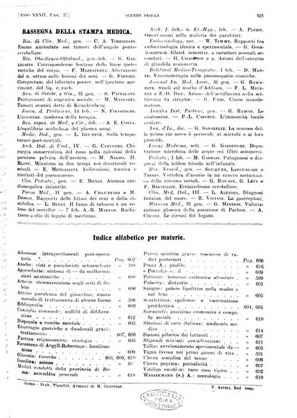 Il policlinico. Sezione pratica periodico di medicina, chirurgia e igiene