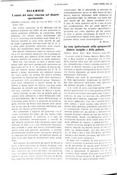 Il policlinico. Sezione pratica periodico di medicina, chirurgia e igiene