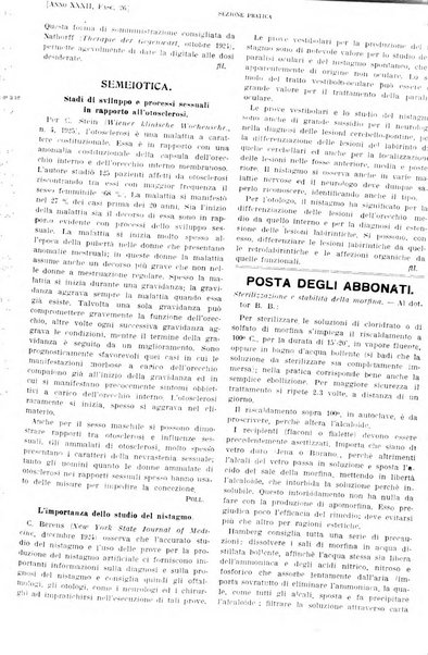 Il policlinico. Sezione pratica periodico di medicina, chirurgia e igiene