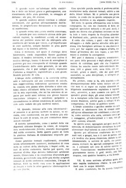 Il policlinico. Sezione pratica periodico di medicina, chirurgia e igiene