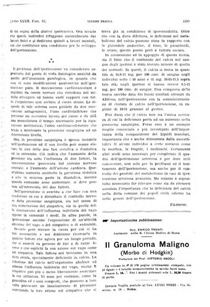 Il policlinico. Sezione pratica periodico di medicina, chirurgia e igiene