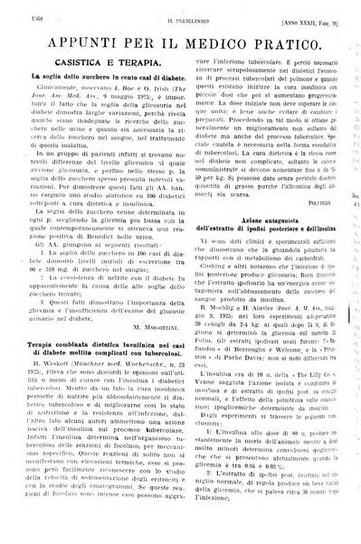 Il policlinico. Sezione pratica periodico di medicina, chirurgia e igiene